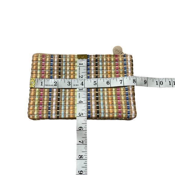 Ipsy Bag Cosmetic Make Up Travel Multi Use Pouch Tan Multi Color - Picture 2 of 8